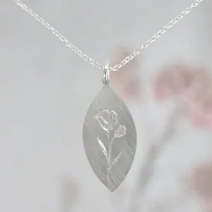 Produktbild des Artikels Kette mit Anhänger "Blume" silber ()