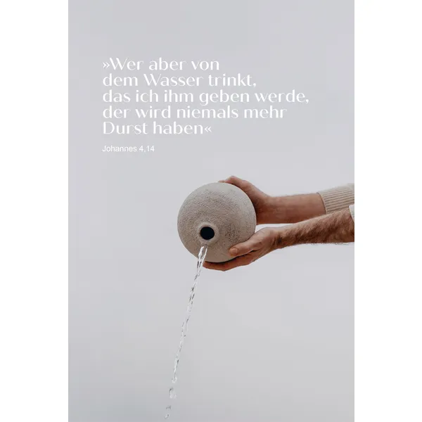 Produktbild des Artikels Postkarte DVD-Format »Johannes – Motiv 2« – 25 Ex. (Werbemittel)