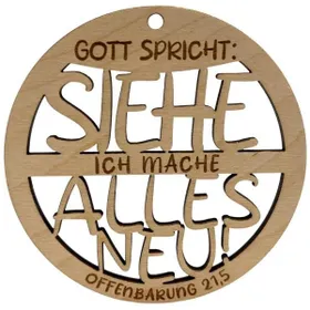 Produktbild des Artikels Anhänger "Gott spricht: Siehe, ich mache alles neu!" ()