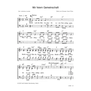 Produktbild des Artikels Wir feiern die Gemeinschaft (Noten - Download)