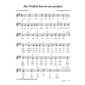 Produktbild des Artikels Zur Freiheit hast du uns gerufen (Noten - Download)