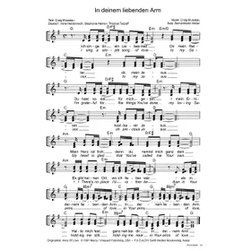 Produktbild des Artikels In deinem liebenden Arm (Noten - Download)