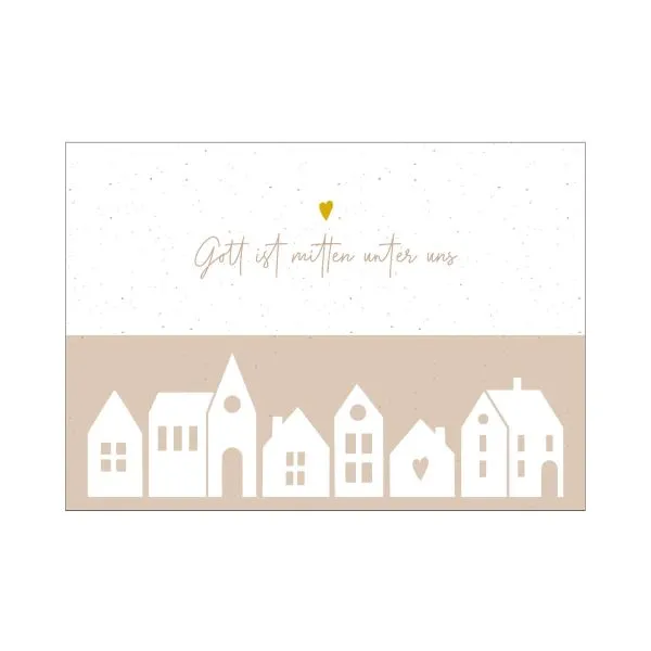 Produktbild des Artikels Postkarte "Häuser" (Schreibwaren)