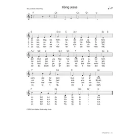 Produktbild des Artikels König Jesus (Noten - Download)