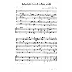 Produktbild des Artikels Du hast dich für mich zu Tode geliebt (Noten - Download)