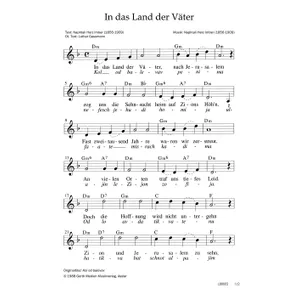 Produktbild des Artikels In das Land der Väter (Noten - Download)