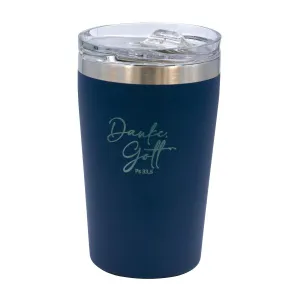 Produktbild des Artikels Thermobecher "Danke, Gott" - blau ()