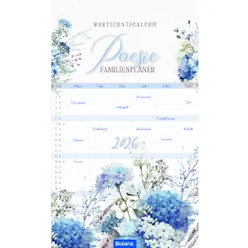 Produktbild des Artikels Wortschatzgalerie Poesie 2026 - Familienplaner (Kalender - Spiralbindung)