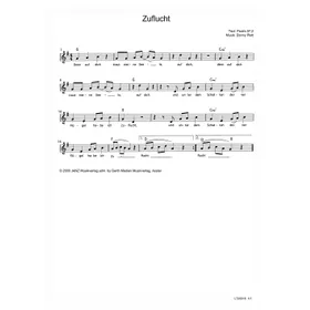 Produktbild des Artikels Zuflucht (Noten - Download)