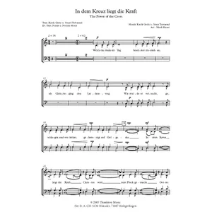 Produktbild des Artikels In dem Kreuz liegt die Kraft (Noten - Download)