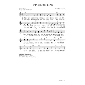 Produktbild des Artikels Von eins bis zehn (Noten - Download)