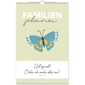 Produktbild des Artikels Familienplaner 2026 - Wandkalender (Kalender - Spiralbindung)