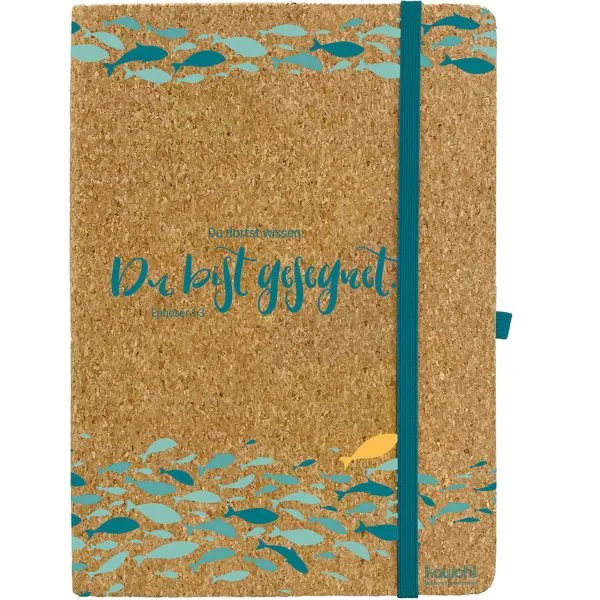 Produktbild des Artikels Notizbuch Kork: Du bist gesegnet (Schreibwaren - Gebunden)