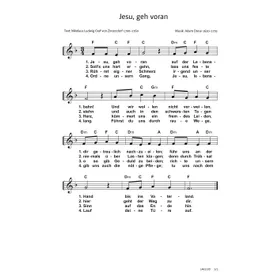 Produktbild des Artikels Jesu geh voran (Noten - Download)