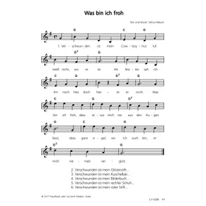 Produktbild des Artikels Was bin ich froh (Noten - Download)