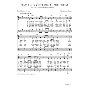 Produktbild des Artikels Erspar uns, Gott, den Glaubenstest (Noten - Download)