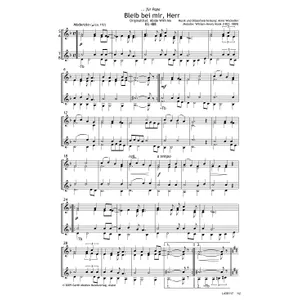 Produktbild des Artikels Bleib bei mir, Herr (Noten - Download)