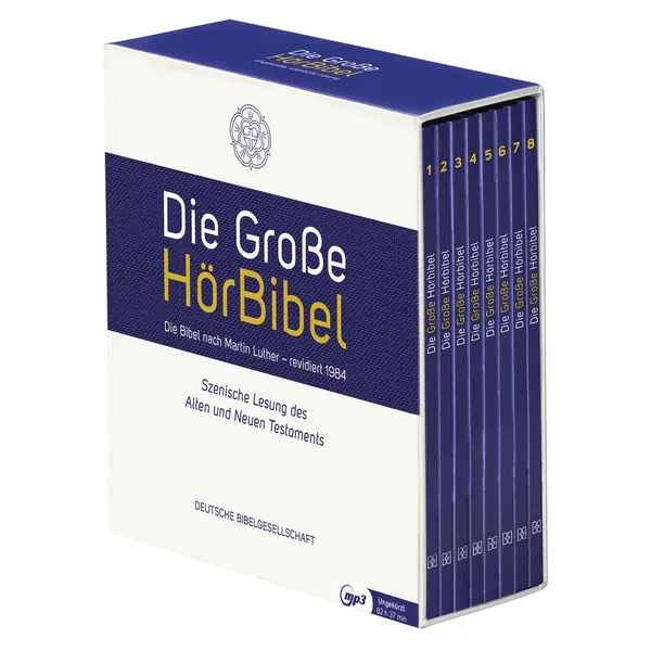 Produktbild des Artikels Die große Hörbibel - die Lutherbibel (Hörbuch/Hörspiel - MP3-CD)