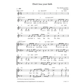 Produktbild des Artikels Don't Lose Your Faith (Noten - Download)