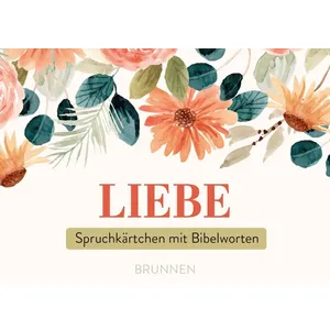 Produktbild des Artikels Spruchkärtchen mit Bibelworten 5 "Liebe" (Schreibwaren)