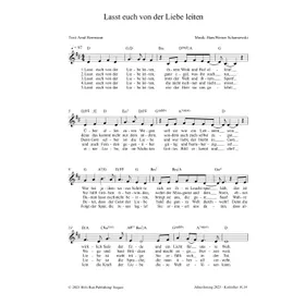 Produktbild des Artikels Lasst euch von der Liebe leiten (Noten - Download)