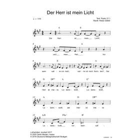 Produktbild des Artikels Der Herr ist mein Licht (Noten - Download)