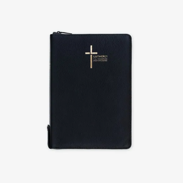 Produktbild des Artikels Luther21 - F.C.Thompson - Standardausgabe Cromwell Leder schwarz (Bibel - Leder)
