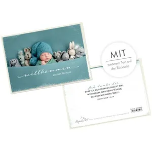 Produktbild des Artikels Faltkarte - Geburt - Willkommen, kleines Wunder (Schreibwaren)