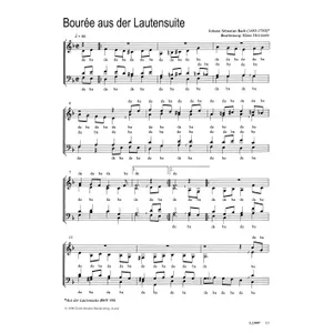Produktbild des Artikels Bourée aus der Lautensuite (Noten - Download)