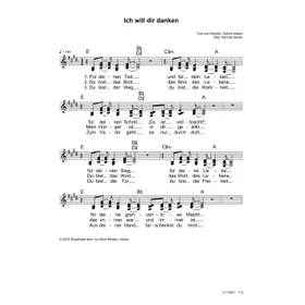 Produktbild des Artikels Ich will dir danken (Noten - Download)
