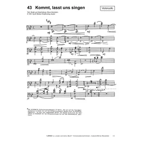 Produktbild des Artikels Kommt, lasst uns singen (Violoncello) (Noten - Download)