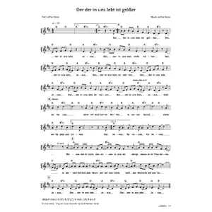 Produktbild des Artikels Der, der in uns lebt, ist größer (Noten - Download)