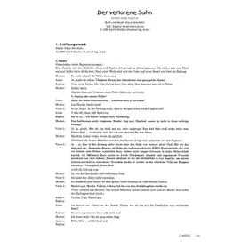 Produktbild des Artikels Der verlorene Sohn (Szenentexte) (Noten - Download)