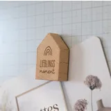 Stimmungsbild zu Holzhaus Magnet "Lieblingsmoment"
