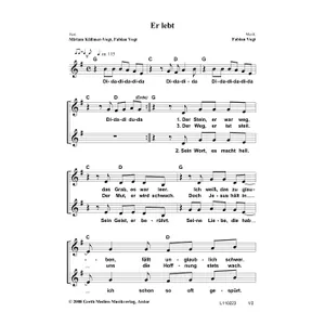 Produktbild des Artikels Er lebt (Noten - Download)