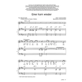 Produktbild des Artikels Einer kam wieder (Noten - Download)