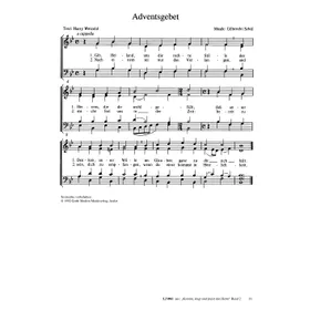 Produktbild des Artikels Adventsgebet (Noten - Download)