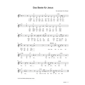 Produktbild des Artikels Das Beste für Jesus (Noten - Download)