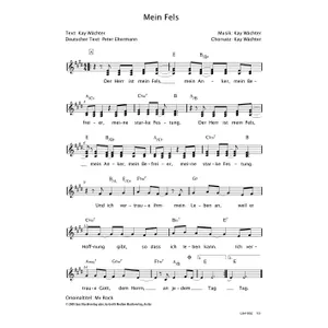 Produktbild des Artikels Mein Fels (Noten - Download)