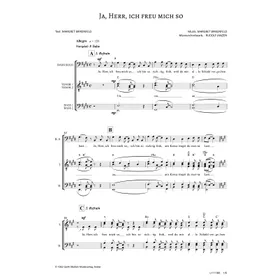 Produktbild des Artikels Ja, Herr, ich freu mich so (Noten - Download)