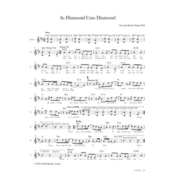 Produktbild des Artikels As Diamond Cuts Diamond (Noten - Download)