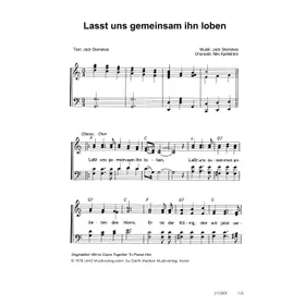 Produktbild des Artikels Lasst uns gemeinsam ihn loben (Noten - Download)