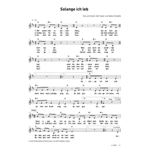 Produktbild des Artikels Solange ich leb (Noten - Download)