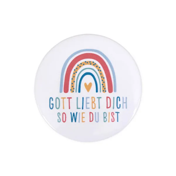 Produktbild des Artikels Spiegelbutton "Regenbogen" ()