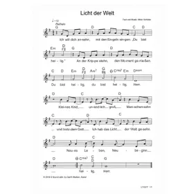 Produktbild des Artikels Licht der Welt (Noten - Download)