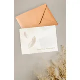 Stimmungsbild zu Faltkarte "Aufrichtige Anteilnahme" , veredelt