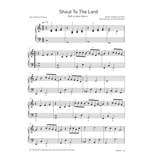 Produktbild des Artikels Ruft zu dem Herrn (Noten - Download)