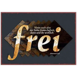 Produktbild des Artikels Metallschild klein - Frei ()