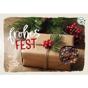 Produktbild des Artikels Teekarte - Frohes Fest (Lebensmittel)