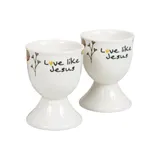 Stimmungsbild zu Eierbecher-Set "Love like Jesus"